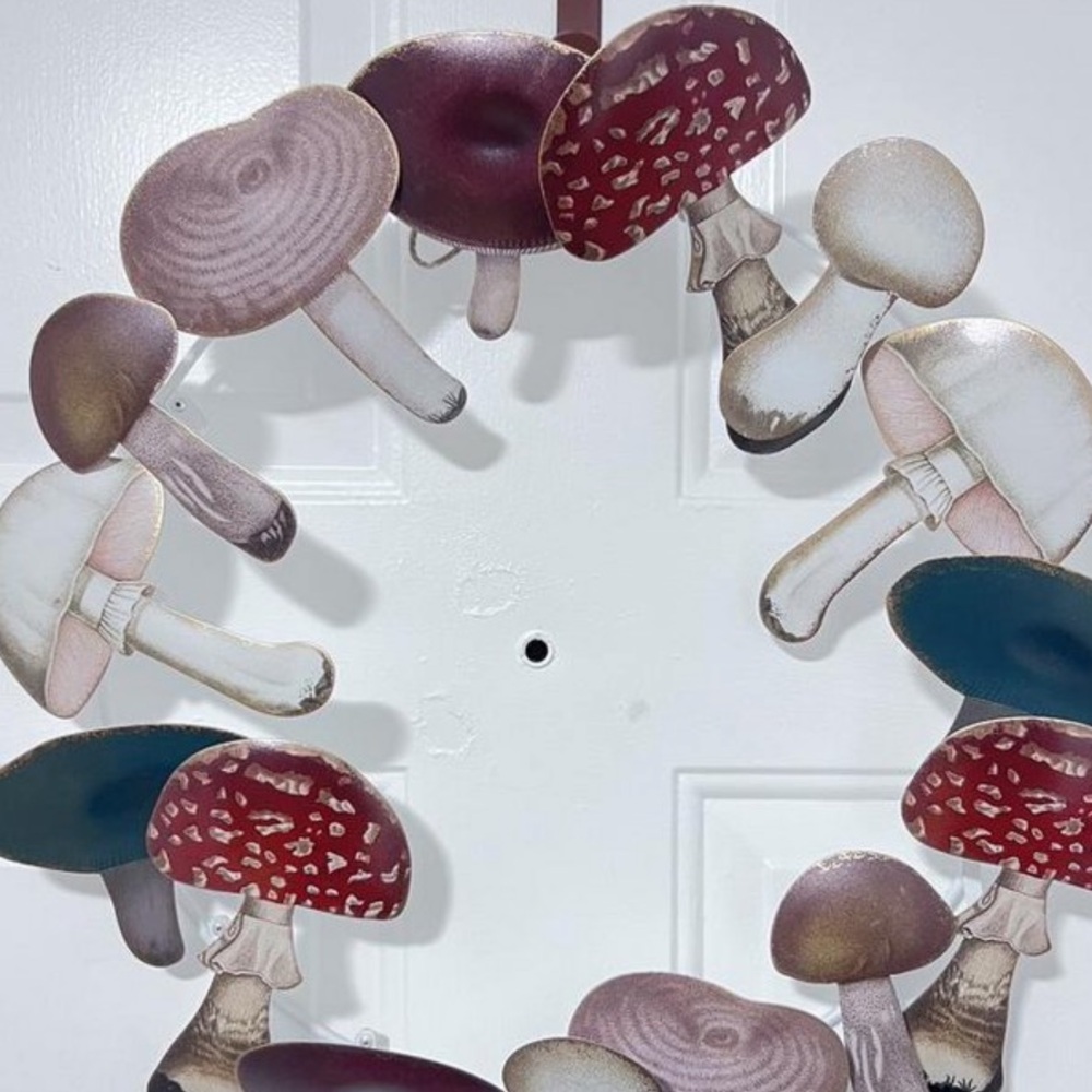 John Derian mushroom wreath - Picture 6 of 8